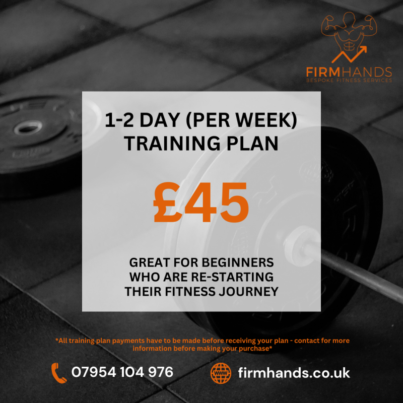 Training Plan Pricelist - Webpage